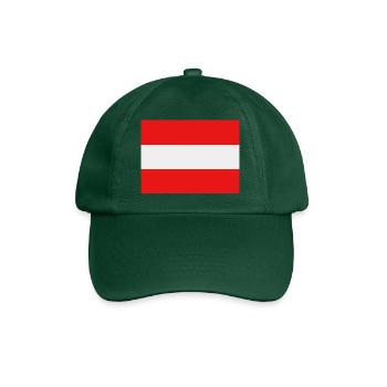 Austria flag - Baseball Cap - bottle green - Front