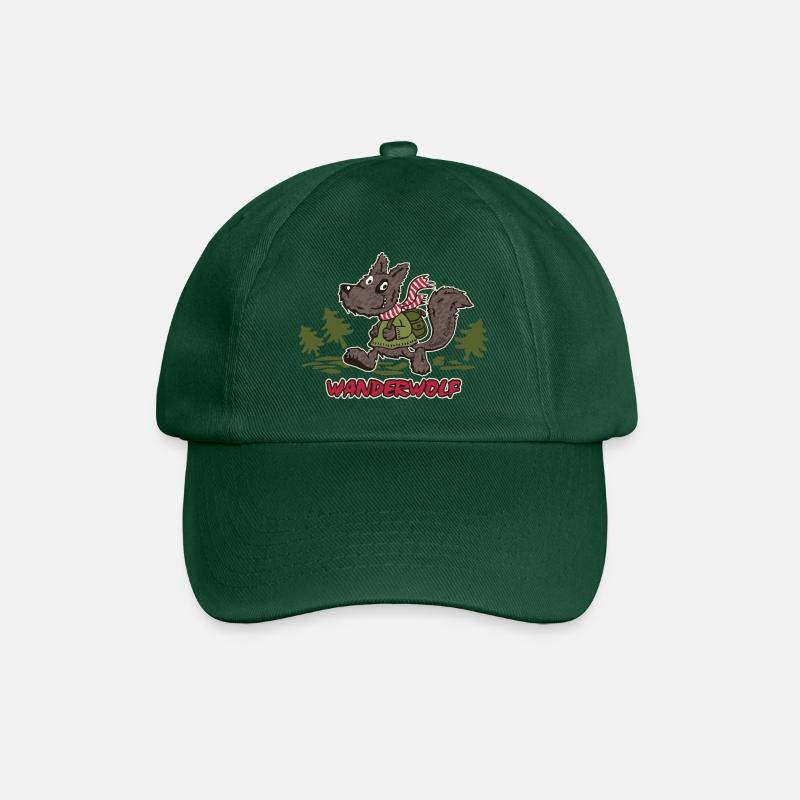 Wanderwolf - Baseball Cap - bottle green