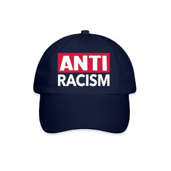 Anti Racism - Anti Rassismus Shirt - Baseballkappe - Blau/Blau - Vorne