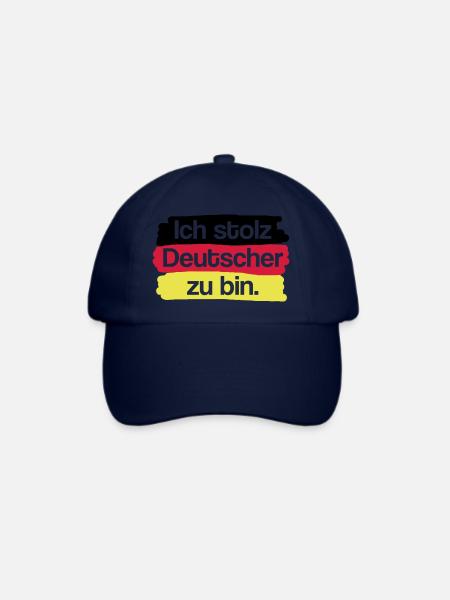 Ich stolz Deutscher zu bin. - Baseballkappe - Blau/Blau