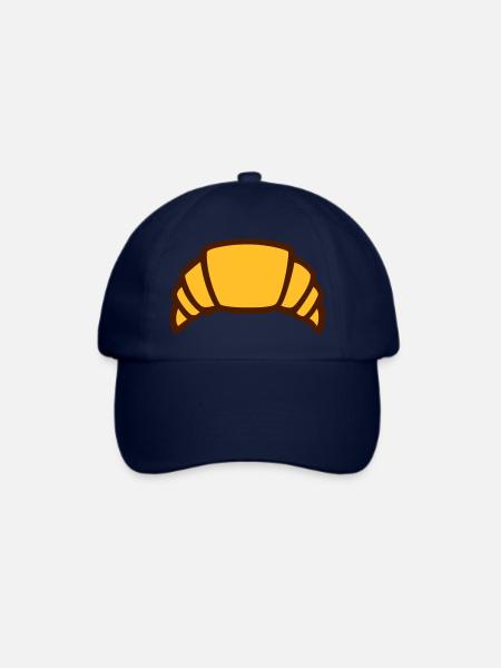 Croissant Gebäck Bäcker Konditor - Baseballkappe - Blau/Blau