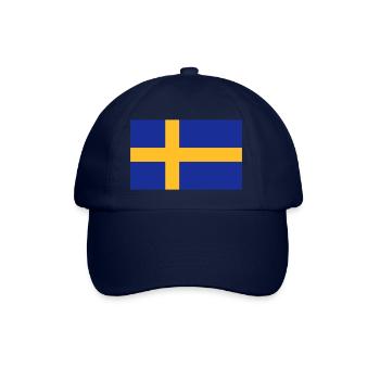 schweden - Baseballkappe - Blau/Blau - Vorne