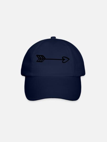 Liebespfeil - Herz Pfeil Liebe Amor Verliebt comic - Baseballkappe - Blau/Blau