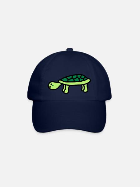 turtle - Baseballkappe - Blau/Blau