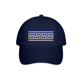 Mäander - Baseballkappe - Blau/Blau - Vorne