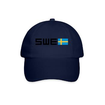 Schweden - Baseballkappe - Blau/Blau - Vorne
