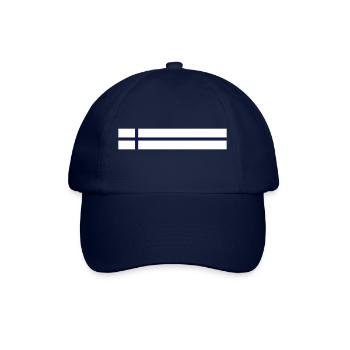 Finnland Fahne - Baseballkappe - Blau/Blau - Vorne