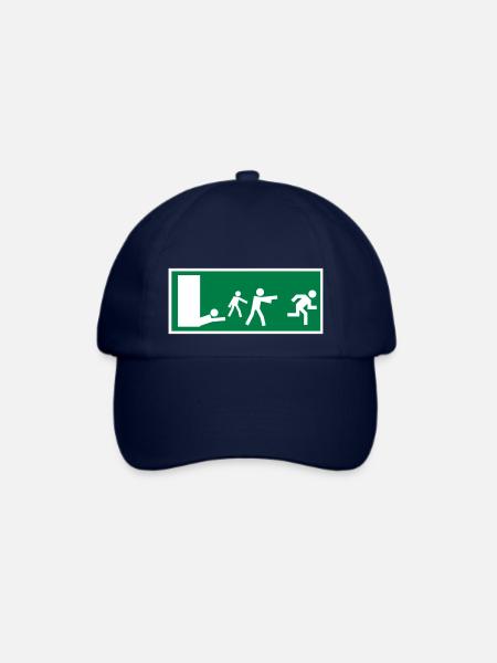 ZOMBIESNOEXIT - Baseballkappe - Blau/Blau