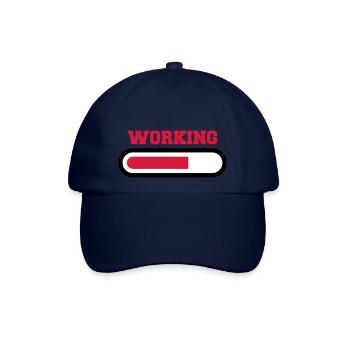 Working - Baseballkappe - Blau/Blau - Vorne