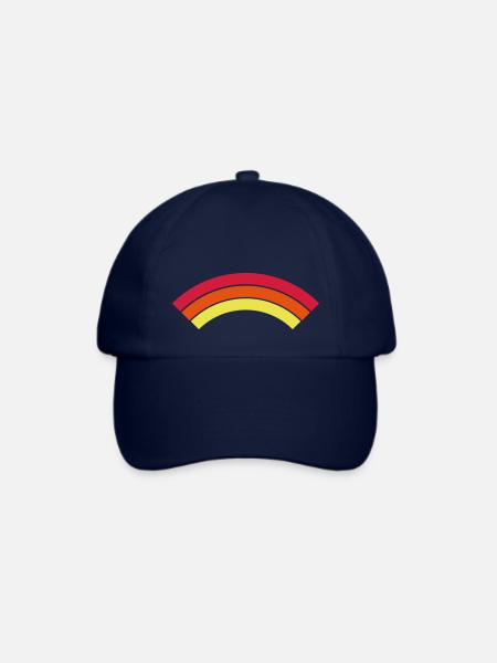 Regenbogen - Baseballkappe - Blau/Blau