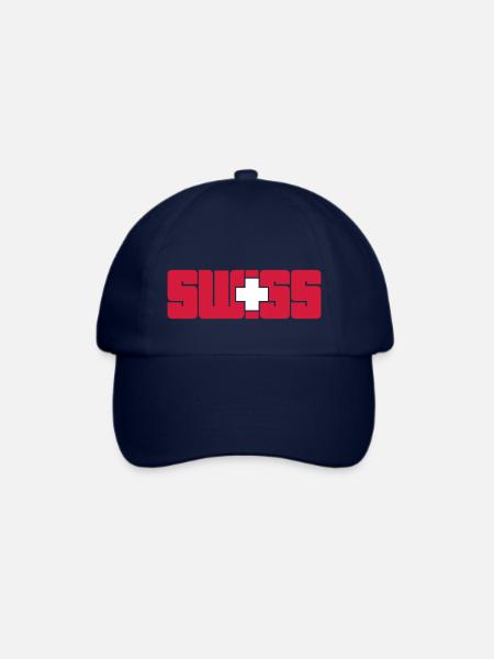 Swiss - Baseballkappe - Blau/Blau