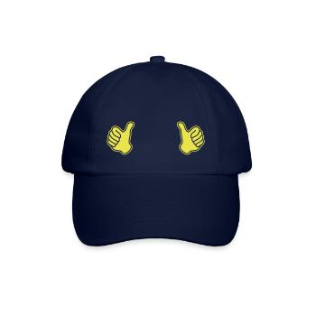 Daumen hoch - dieser Typ - thumbs up - Baseballkappe - Blau/Blau - Vorne