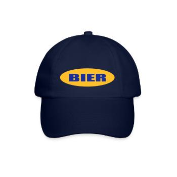 bier - Baseballkappe - Blau/Blau - Vorne