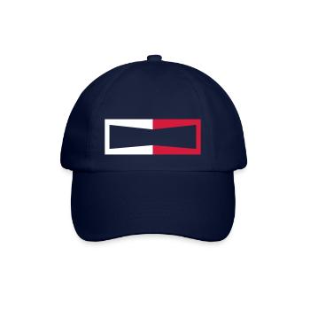 Rahmen für eigenen Schriftzug Text - Baseballkappe - Blau/Blau - Vorne