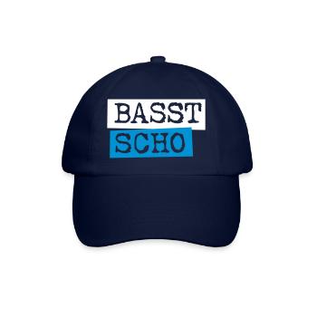 Basst Scho - Baseballkappe - Blau/Blau - Vorne