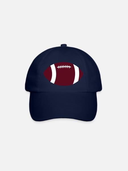 football - Baseballkappe - Blau/Blau