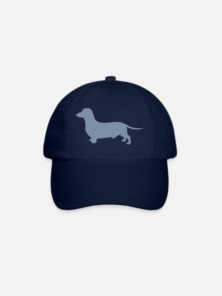 dackel - Baseballkappe - Blau/Blau