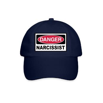 2541614 115188447 narcissist - Baseballkappe - Blau/Blau - Vorne