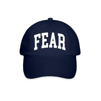 Fear - Baseballkappe - Blau/Blau - Vorne
