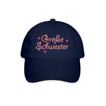 große Schwester - Baseballkappe - Blau/Blau - Vorne