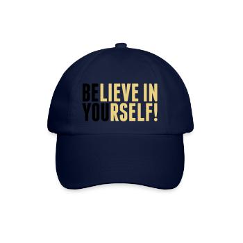 believe in yourself - be you - Baseballkappe - Blau/Blau - Vorne