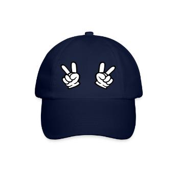 sieg hand - Baseballkappe - Blau/Blau - Vorne