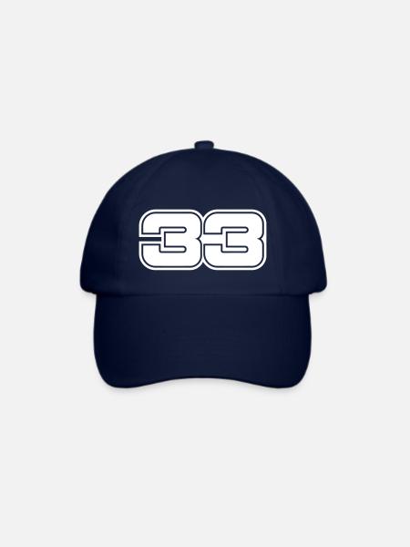 Max 33 - Baseballkappe - Blau/Blau