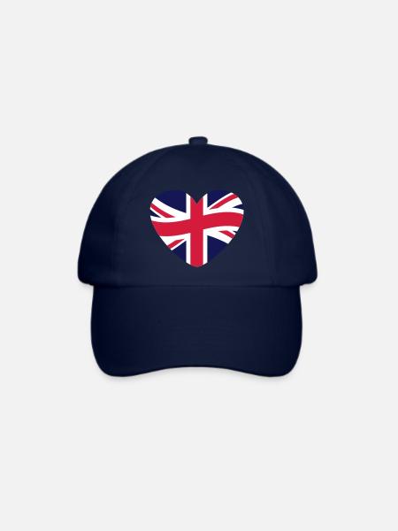 i_loveengland_3c - Baseballkappe - Blau/Blau