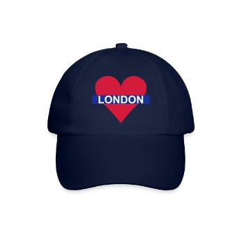 Love London - Underground - Baseballkappe - Blau/Blau - Vorne