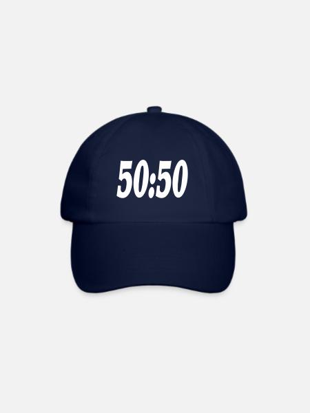 50:50 - Baseballkappe - Blau/Blau