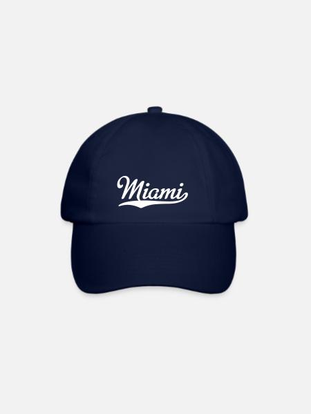 Miami - Baseballkappe - Blau/Blau