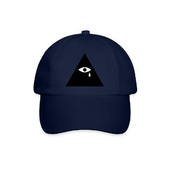 Pyramide Träne - Baseballkappe - Blau/Blau - Vorne
