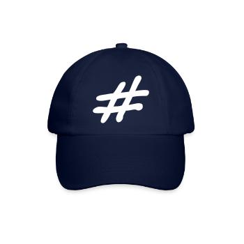 Hashtag - Baseballkappe - Blau/Blau - Vorne