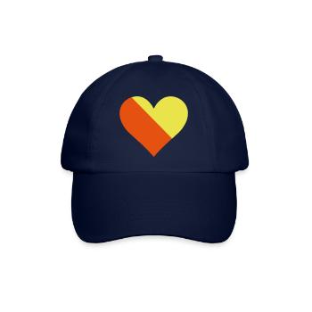 LENS Herz - Baseballkappe - Blau/Blau - Vorne