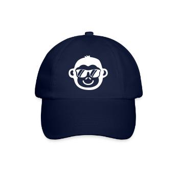 Cooler Affe - Baseballkappe - Blau/Blau - Vorne