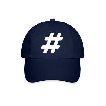 Hashtag - Baseballkappe - Blau/Blau - Vorne