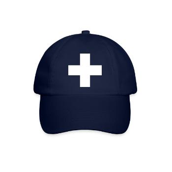 Schweizerkreuz - Baseballkappe - Blau/Blau - Vorne