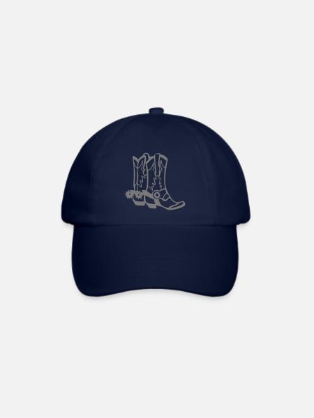 cowboystiefel ... von wicki_de - Baseballkappe - Blau/Blau