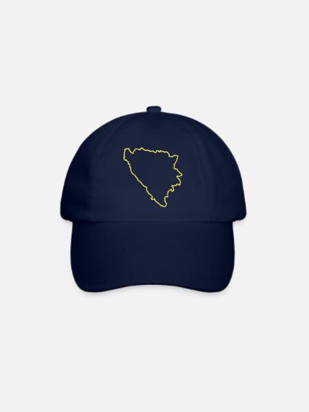 Bosnien Kontur - Baseballkappe - Blau/Blau