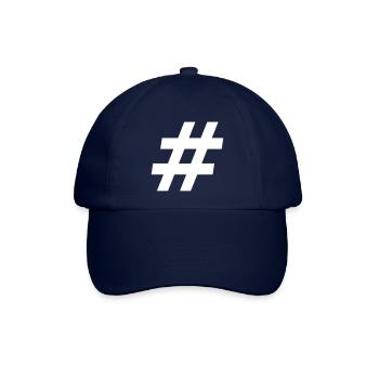 Hashtag - Baseballkappe - Blau/Blau - Vorne