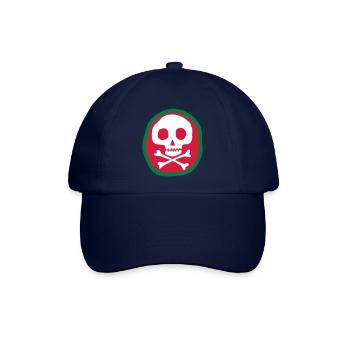 Schädel und Knochen - Baseballkappe - Blau/Blau - Vorne