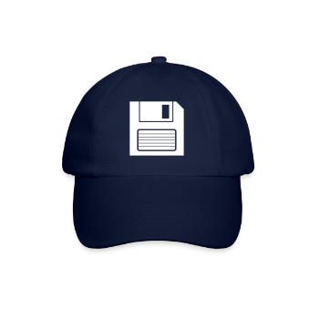 Diskette Speicher Symbol - Baseballkappe - Blau/Blau - Vorne