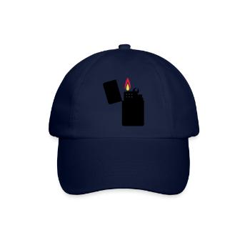 feuerzeug_02 - Baseballkappe - Blau/Blau - Vorne