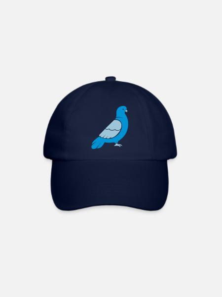 taube - Baseballkappe - Blau/Blau