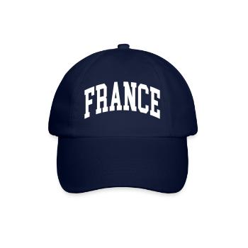 France - Baseballkappe - Blau/Blau - Vorne