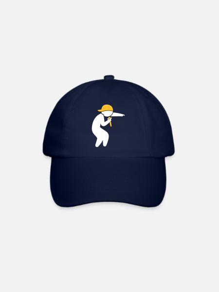 Hiphop Rapper - Baseballkappe - Blau/Blau