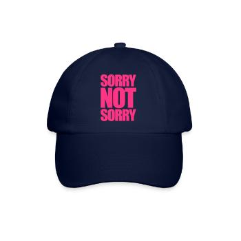 Not Sorry - Baseballkappe - Blau/Blau - Vorne
