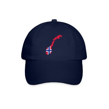 Norwegen - Baseballkappe - Blau/Blau - Vorne