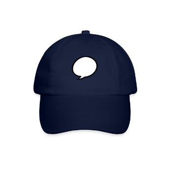 Sprechblase - Baseballkappe - Blau/Blau - Vorne