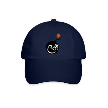 smiley Bombe Bombe Docht 907 - Baseballkappe - Blau/Blau - Vorne